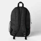 Süße Rucksack-Blumendesign Bedruckter Rucksack (Rückseite)