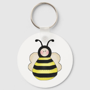 süße runde Hummel Schlüsselanhänger
