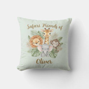 Süße Safari-Baby-Tiere  Kissen