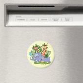 Süße Safari-Tiere Magnet (In Situ (Geschirrspüler))