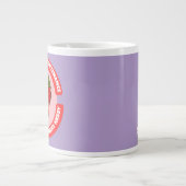 Süße saftige Erdbeeren Sommerfrüchte Jumbo-Tasse (Vorderseite)