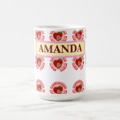 Süße saftige Erdbeeren Sommerfrüchte Kaffeetasse (Mittel)