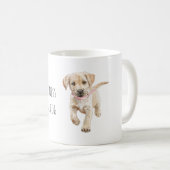 Süße Sahne Welpe Kaffeetasse (VorderseiteRechts)