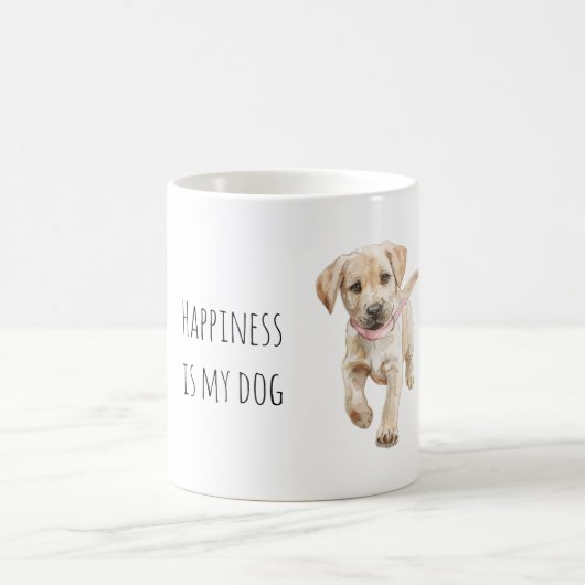Süße Sahne Welpe Kaffeetasse (Mittel)