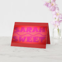 Süße Sarah-Farben warmes Rosa und verbrannte Orang