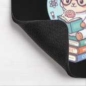 Süße Schaf-Figur lernt Online-Kurse Mousepad (Ecke)