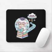 Süße Schaf-Figur lernt Online-Kurse Mousepad (Mit Mouse)