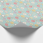 Süße Schaumgummiringe Geschenkpapier (Ecke)