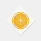 Süße Scheibe Orangenfrucht-Party Serviette (Ecke)