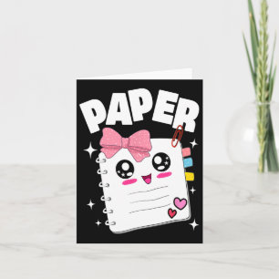 Süße Schere, Stein, Papier Halloween Kostüme Kinde Karte