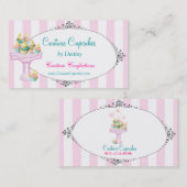 Süße Schicksals-Kuchen-Visitenkarte Visitenkarte (Vorne/Hinten)