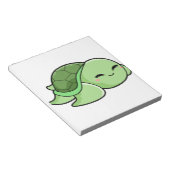 Süße Schildkröte 1 Notizblock (angewinkelt)