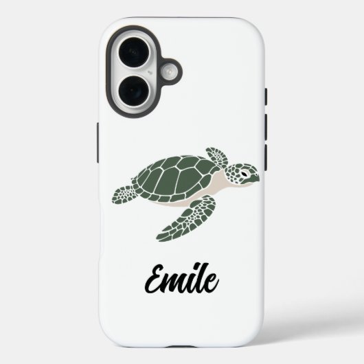 süße Schildkröte Handyhülle Case-Mate iPhone Hülle (Rückseite)