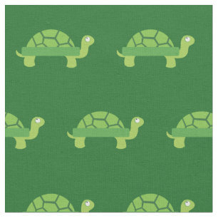 Süße Schildkröte Kind Baby Kinderzimmer Grün Torto Stoff