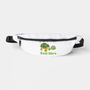 Süße Schildkröte liebendes Kind Reptilien Fan Bauchtasche