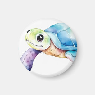 Süße Schildkröte Magnet