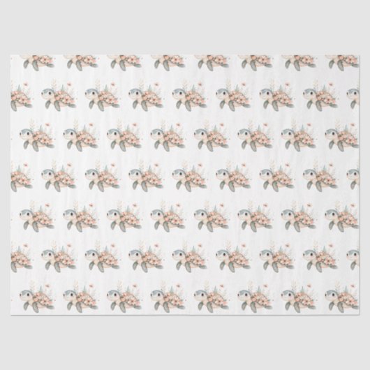 Süße Schildkröte Seidenpapier (Vorderseite)
