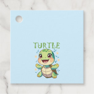 Süße Schildkröten-Baby Geschenkanhänger