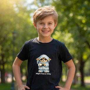 Süße Schlafanzug-Katze Tri-Blend Shirt
