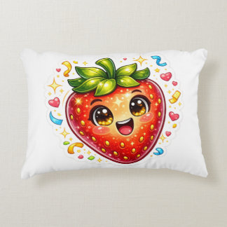 Süße Schlafende Erdbeere T-Shirt | Kawaii Frucht Dekokissen