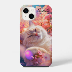 Süße schlafende Katze  iPhone 14 Hülle