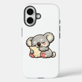 Süße schlafende Koala mit Kissen iPhone 16 Hülle