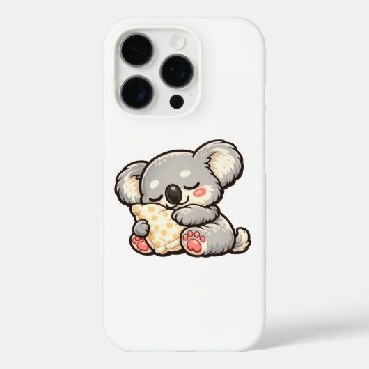 Süße schlafende Koala mit Kissen Case-Mate iPhone Hülle (Rückseite)