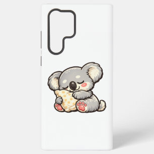 Süße schlafende Koala mit Kissen Samsung Galaxy Hülle