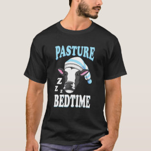 Süße schlafende Kuh Weide Schlafenszeit T-Shirt
