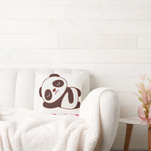 Süße schlafende Panda-Kissen Kissen