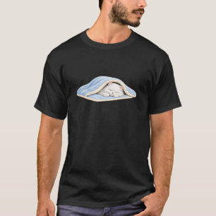 Süße schlafende Perserkatze Langarm T-Shirt