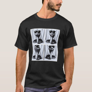 Süße Schlangen-Gesicht Haustier Fotobooth Kinder J T-Shirt