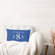 Süße Schleifenrand-Personalisierte-Monogramm-Wurfk