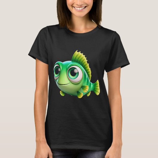 Süße Schleimfisch Rasenmäher T-Shirt (Vorderseite)