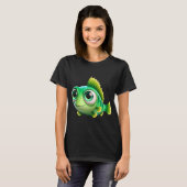 Süße Schleimfisch Rasenmäher T-Shirt (Vorne ganz)