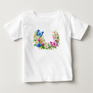 Süße Schmetterlinge Baby T-shirt