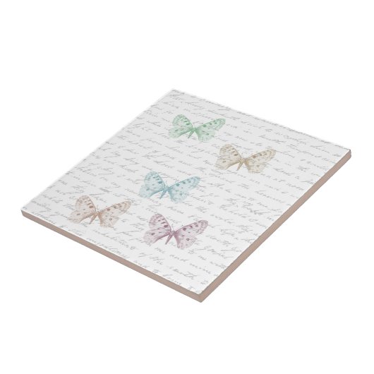 Süße Schmetterlinge Fliese (Seite)