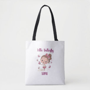 Süße Schmetterlings-Girl Personalisierte Tragetasc Tasche