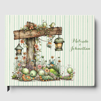 Süße Schmetterlingsgarten-Baby-Party-Andenken Feie Gästebuch