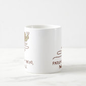 Süße Schnecke Geduld Motivationszitat Kaffeetasse (Mittel)