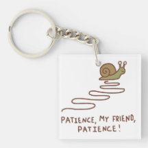 Süße Schnecke Geduld Motivationszitat