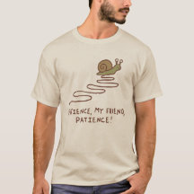 Süße Schnecke Geduld Motivationszitat