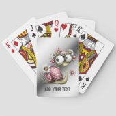 Süße Schnecke Spielkarten (Rückseite)
