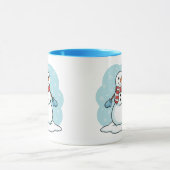Süße Schneemann-Tasse Tasse (Zentrum)