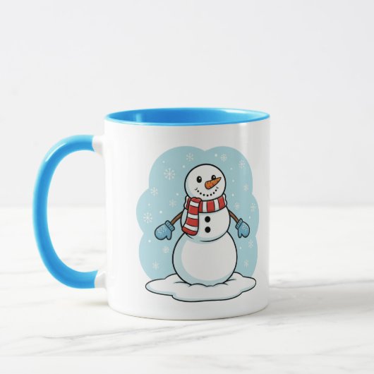 Süße Schneemann-Tasse Tasse (Links)