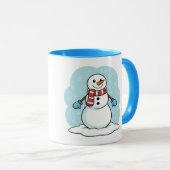 Süße Schneemann-Tasse Tasse (VorderseiteRechts)