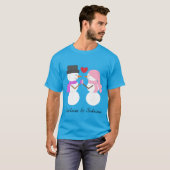 Süße Schneemenschen T-Shirt (Vorne ganz)