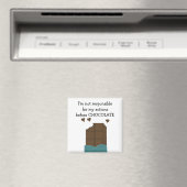 Süße Schokoladenbotschaft Magnet (In Situ (Geschirrspüler))