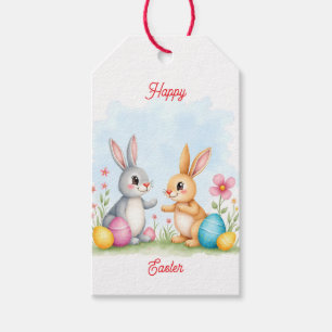 Süße schöne Osterhasen moderne Kollektion Geschenkanhänger