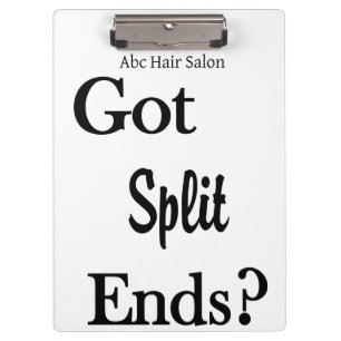 Süße Schönheitssalon-Friseur-Clipboard Klemmbrett